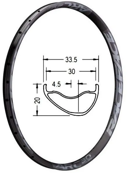 Обод 27.5″ RaceFace ARC Offset (584×30 мм) Disc 32H