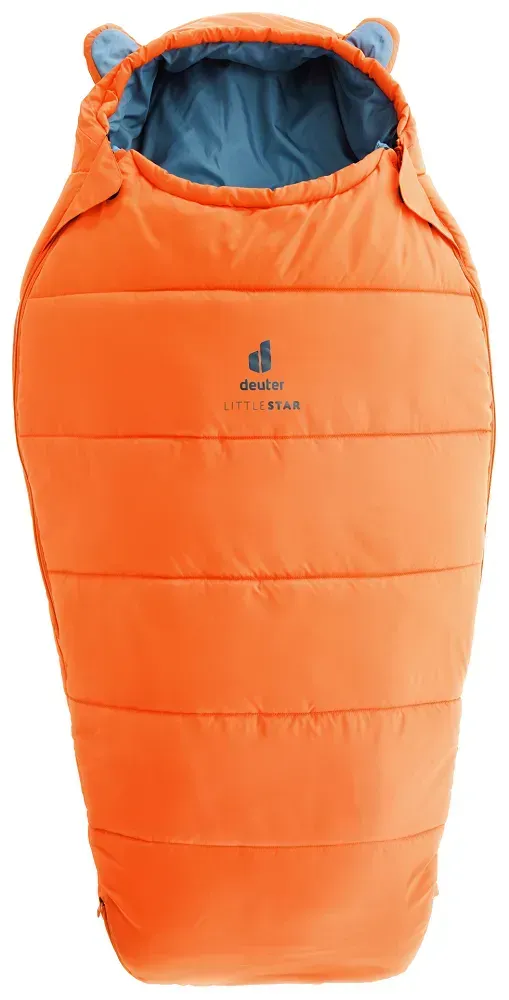 Спальний мішок Deuter Little Star Saffron-slateblue лівий
