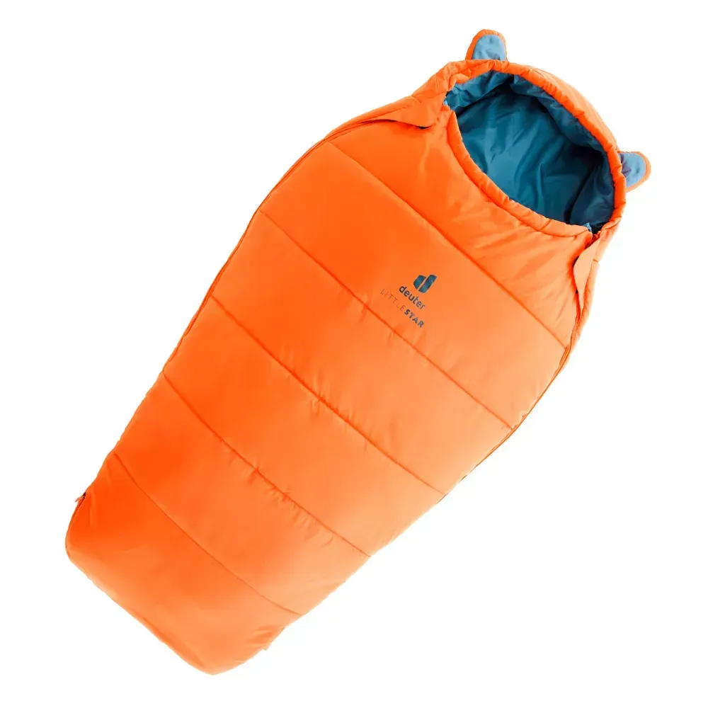 Спальний мішок Deuter Little Star Saffron-slateblue лівий