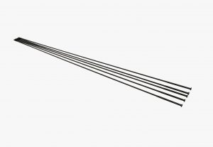 Спицы круглые батированные RaceFace 303 мм straight pull 2.0/1.5 мм 5 шт черный