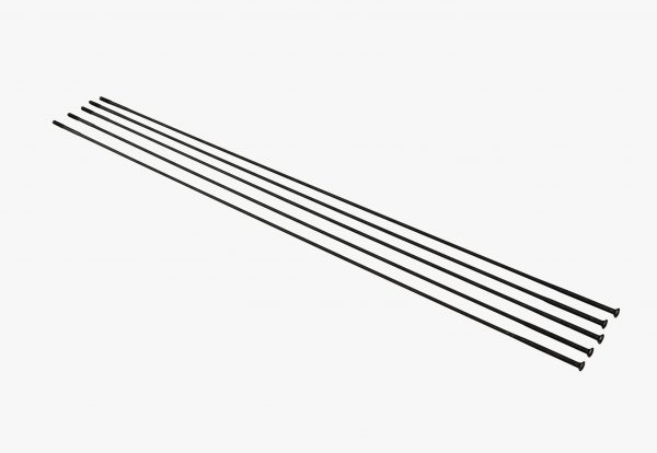 Спицы прямые RaceFace 304 мм straight pull 2.3/1.5 мм 5 шт черный