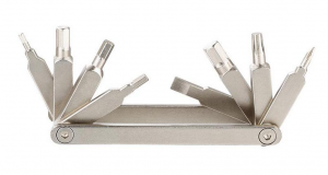 Мультитул Kenli KL-9835E, сталь, 8 инструментов: 2/3/4/5/6 мм, +/-/T25