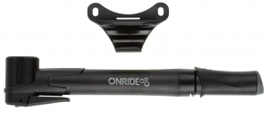 Насос компактний Onride Vise пластиковий, 25см, макс.тиск 80 PSI, голівка з двома отворами під FV/AV