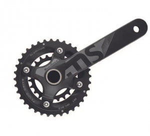 Шатуны SunRace FCMS66 Hollowtech (ось 24мм), 175 мм, 36-22T, 104/64BCD, алюминиевая звезда