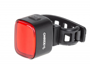 Задний свет Onride Kubek (50 lm, 400 mAh, Type-C), алюминиевый