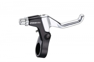 Тормозная ручка для BMX и детских велосипедов Tektro 316AG Single черный корпус, серебристый рычаг, 1шт (правая)